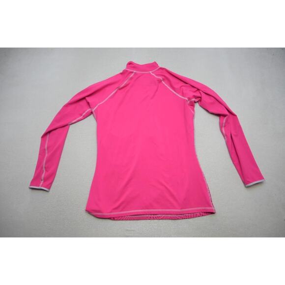 Nike Pro Running 1/4 Zip Performance Dri Fit Fitted Pink Jacket Womens Size XL - Picture 9 of 9